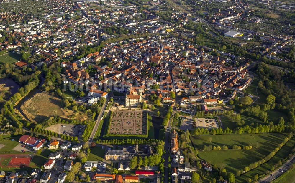 Luftbild Güstrow - Stadtansicht von Güstrow im Bundesland Mecklenburg-Vorpommern