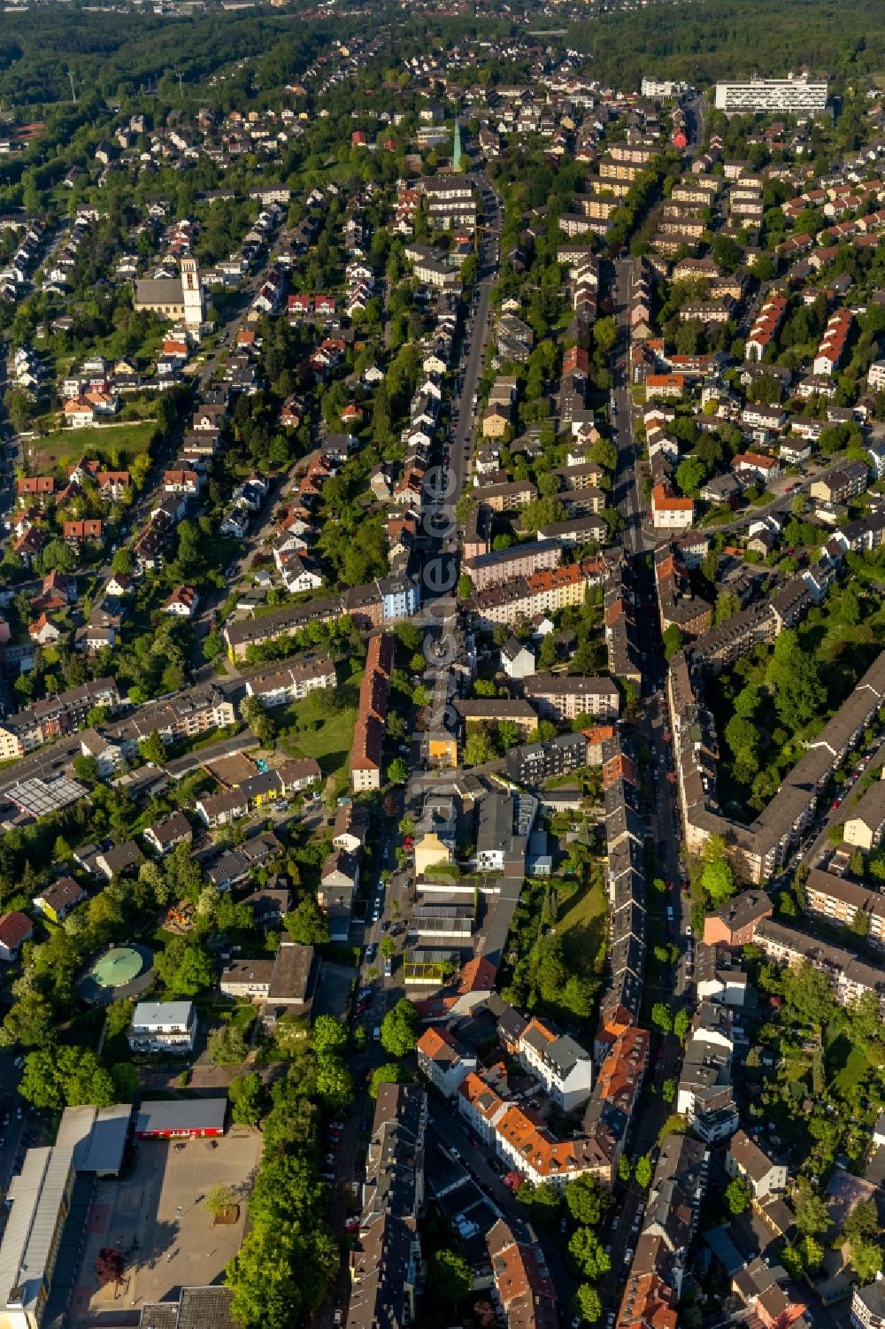 Luftbild Hagen - Stadtansicht von Hagen im Bundesland Nordrhein-Westfalen