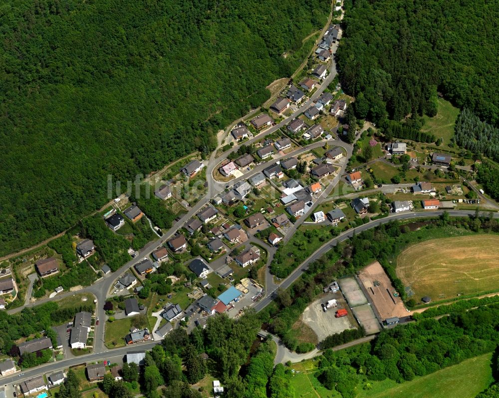 Luftaufnahme Hahnenbach - Stadtansicht von Hahnenbach im Bundesland Rheinland-Pfalz