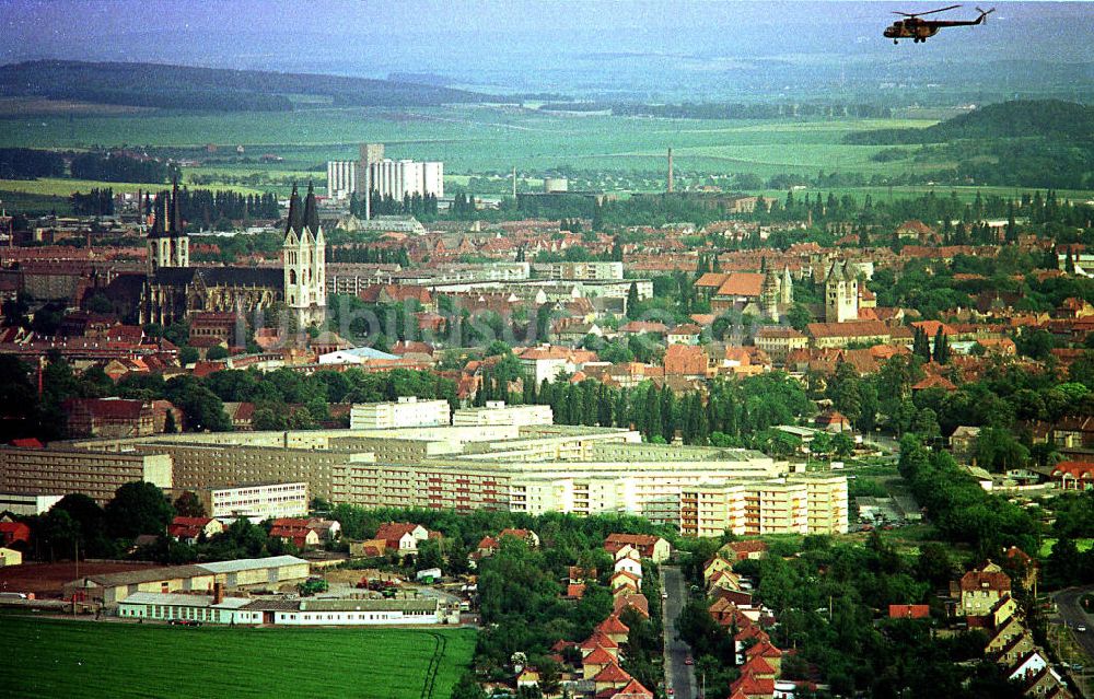 Luftbild Halberstadt / Sachsen - Anhalt - Stadtansicht von Halberstadt.