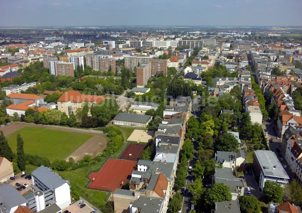 Luftbild Halle (Saale) - Stadtansicht von Halle ( Saale ) im Bundesland Sachsen-Anhalt