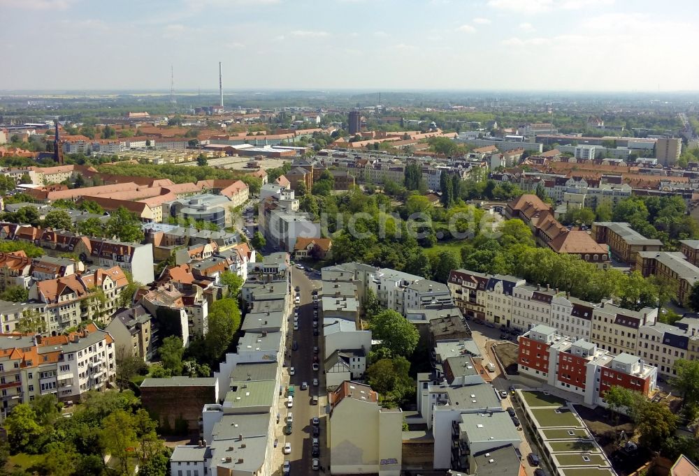 Luftaufnahme Halle (Saale) - Stadtansicht von Halle ( Saale ) im Bundesland Sachsen-Anhalt