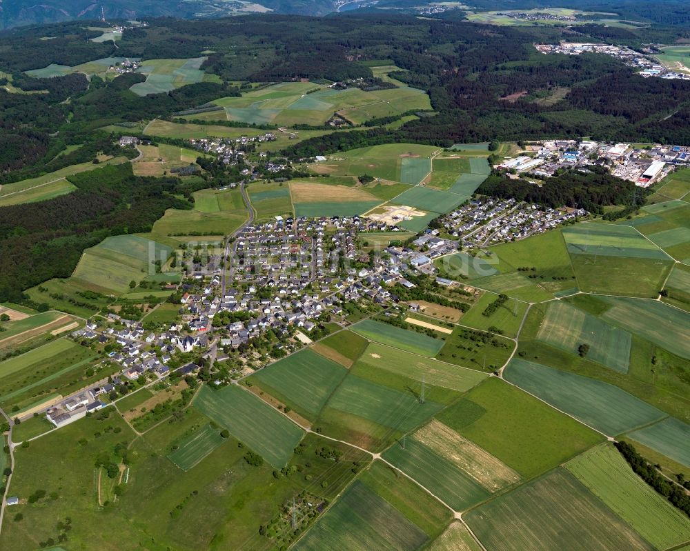 Luftbild Halsenbach - Stadtansicht von Halsenbach im Bundesland Rheinland-Pfalz