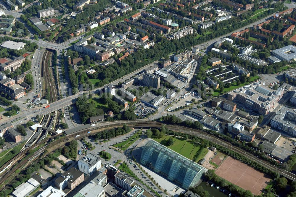 Hamburg von oben - Stadtansicht Hamburg Mitte