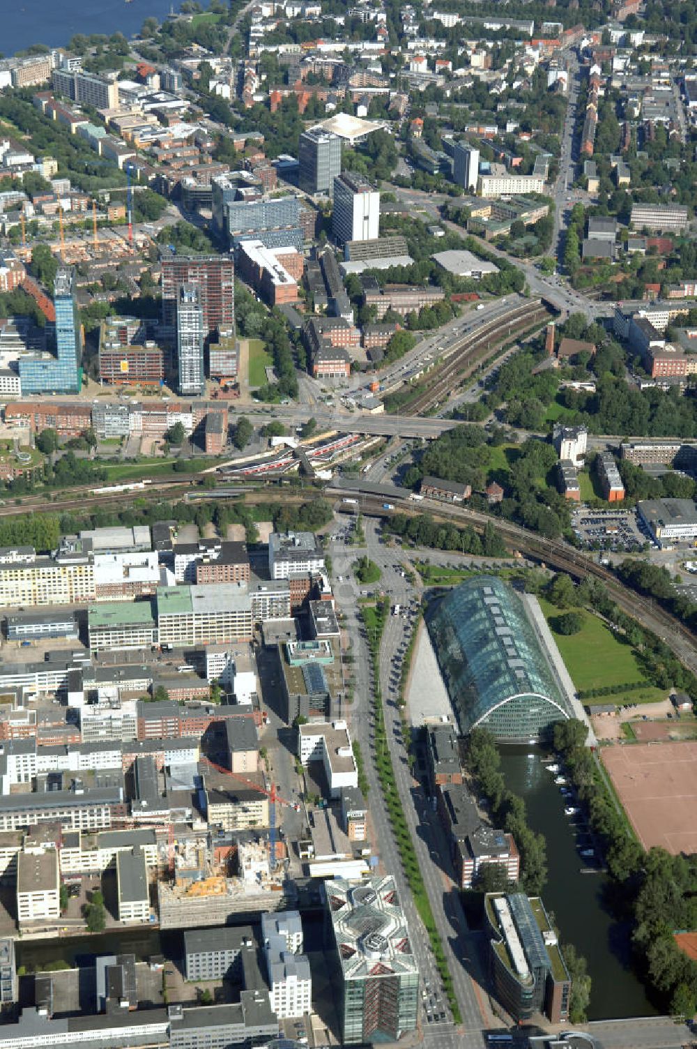 Hamburg von oben - Stadtansicht Hamburg Mitte