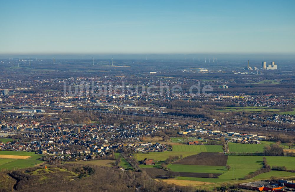 Luftbild Hamm - Stadtansicht von Hamm im Bundesland Nordrhein-Westfalen, Deutschland