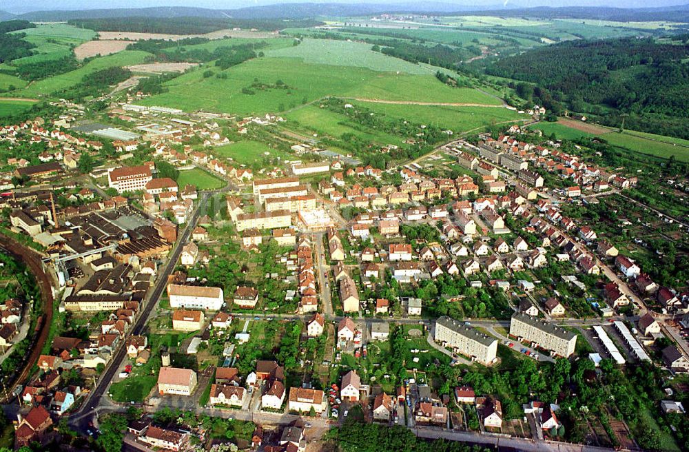 Luftaufnahme Hammelburg / Bayern - Stadtansicht von Hammelburg / Bayern.