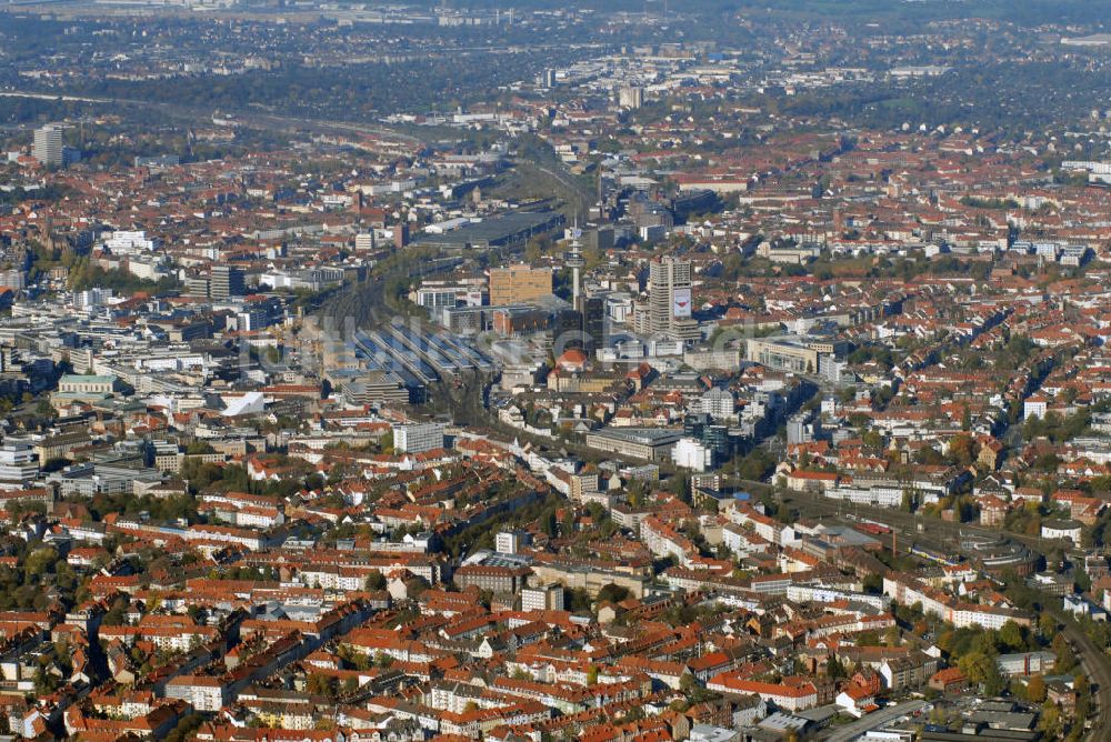 Hannover von oben - Stadtansicht Hannover