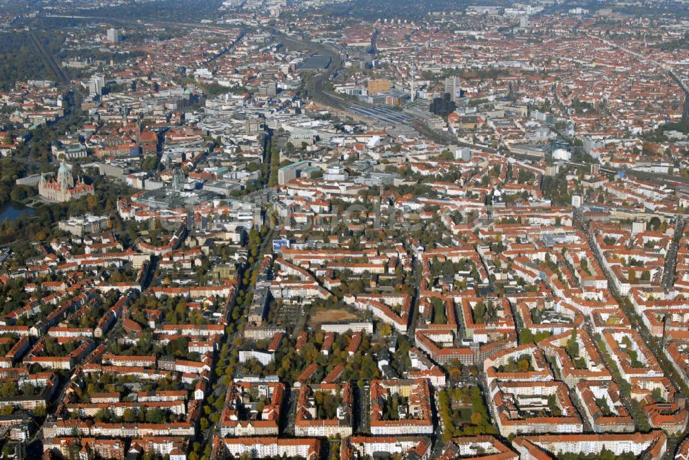 Hannover von oben - Stadtansicht Hannover