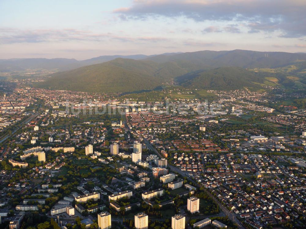 Freiburg - Haslach aus der Vogelperspektive: Stadtansicht auf Haslach in Freiburg