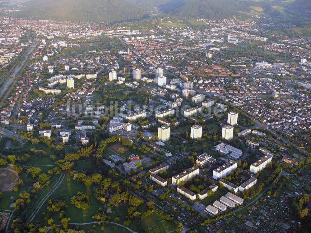 Luftbild Freiburg - Haslach - Stadtansicht auf Haslach in Freiburg