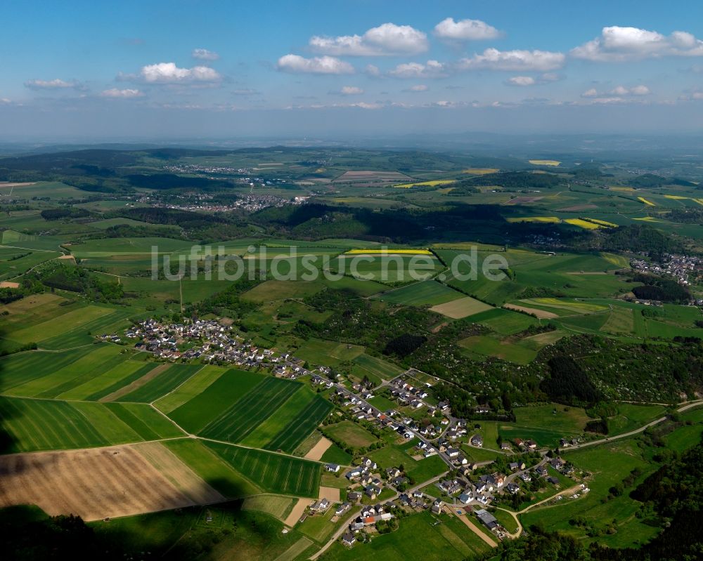 Luftbild Hausten - Stadtansicht von Hausten im Bundesland Rheinland-Pfalz