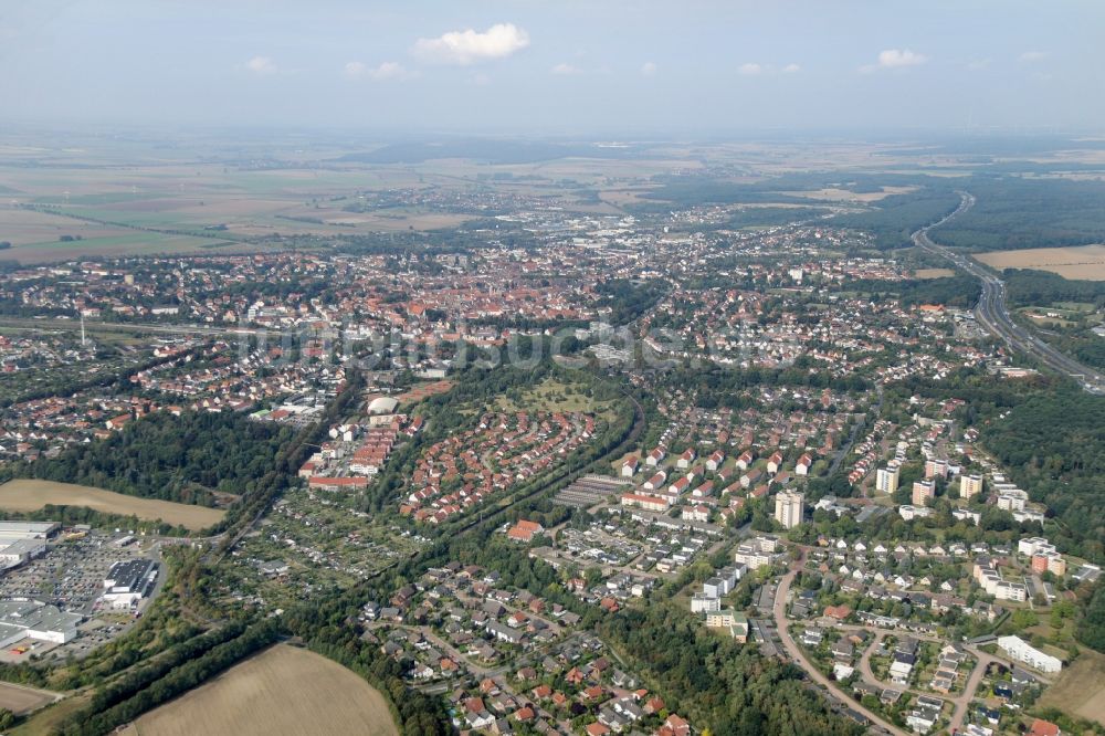 Luftbild Helmstedt - Stadtansicht von Helmstedt im Bundesland Niedersachsen