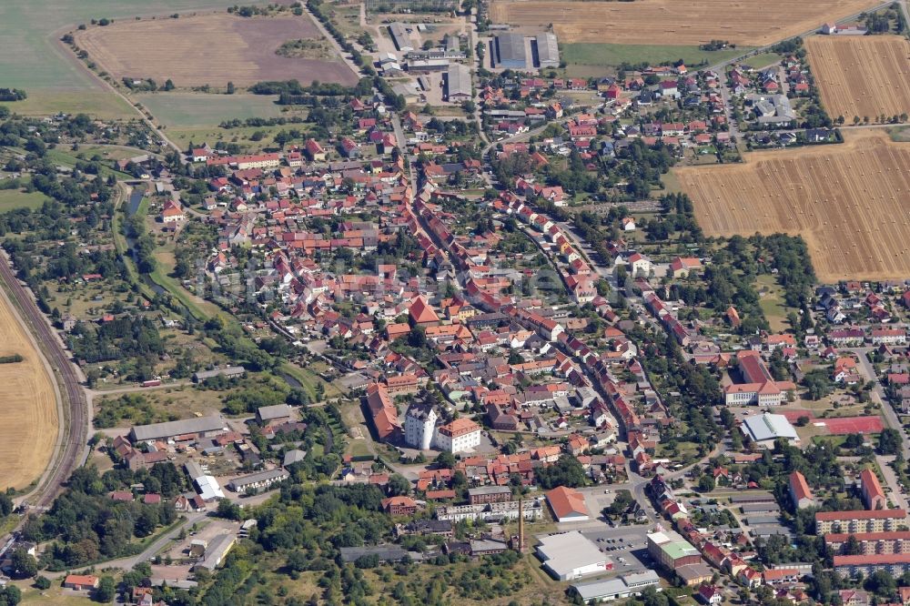 Heringen/Helme aus der Vogelperspektive: Stadtansicht vom Heringen/Helme im Bundesland Thüringen