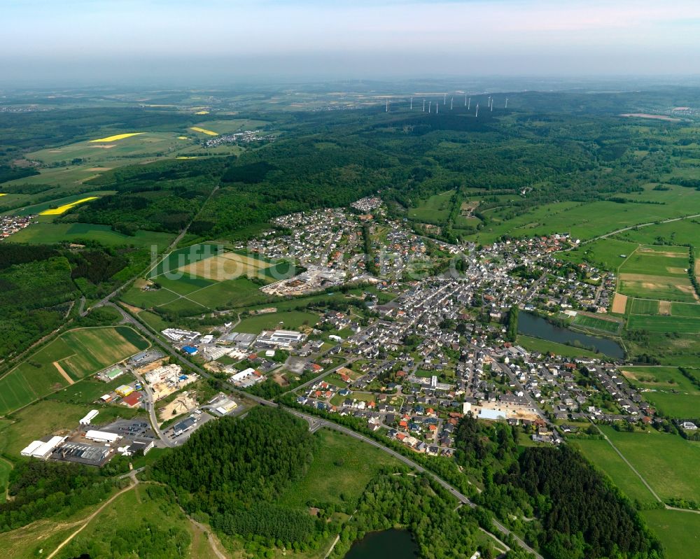 Herschbach von oben - Stadtansicht von Herschbach im Bundesland Rheinland-Pfalz