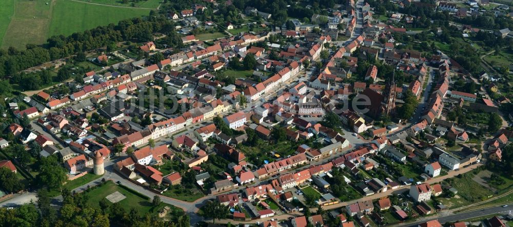 Luftbild Mittenwalde - Stadtansicht vom historischen Stadtkern Mittenwalde im Bundesland Brandenburg