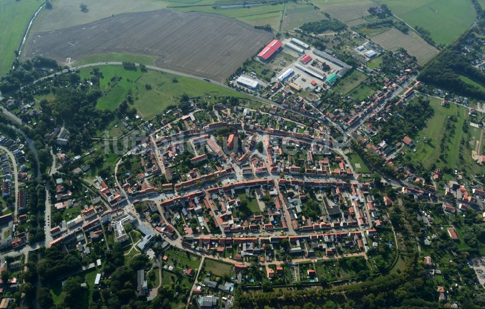 Luftbild Mittenwalde - Stadtansicht vom historischen Stadtkern Mittenwalde im Bundesland Brandenburg