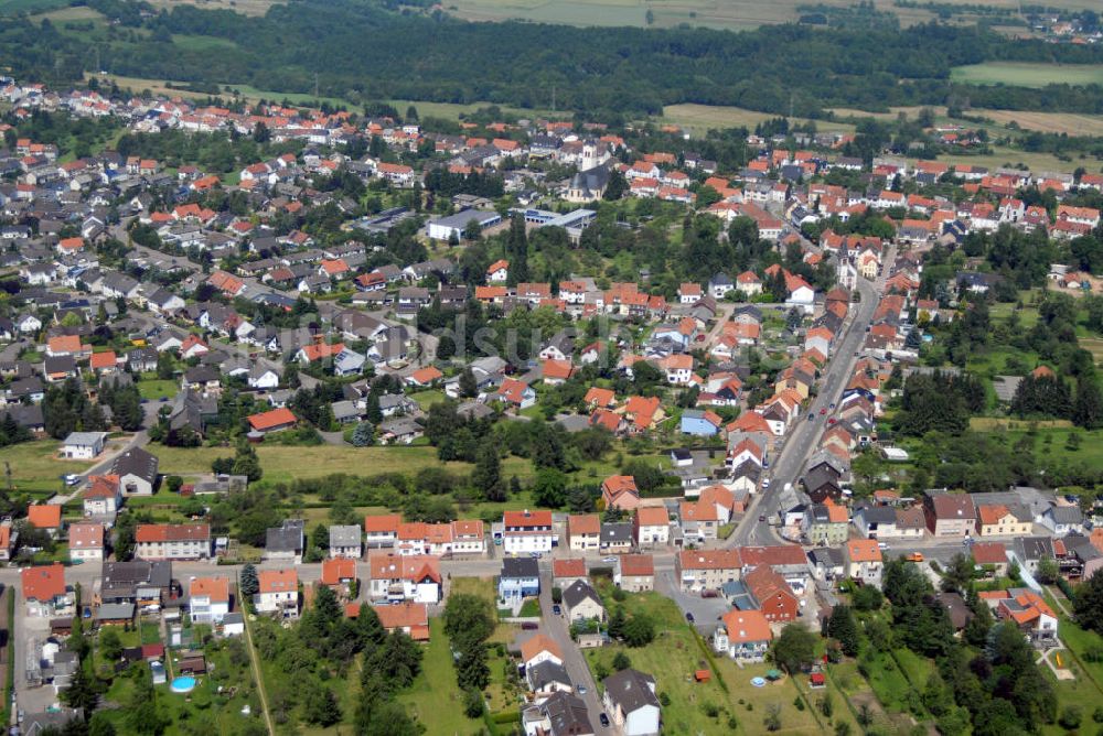 Luftbild Heusweiler / OT Holz - Stadtansicht Holz der Gemeinde Heusweiler