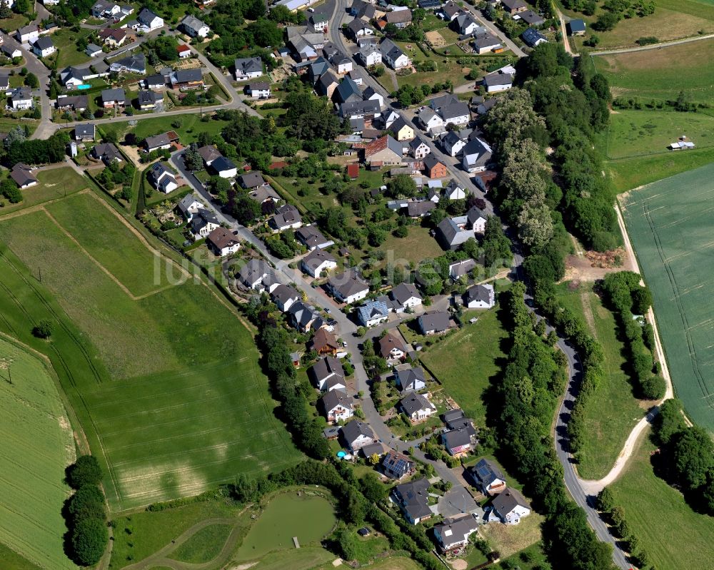 Holzbach aus der Vogelperspektive: Stadtansicht von Holzbach im Bundesland Rheinland-Pfalz