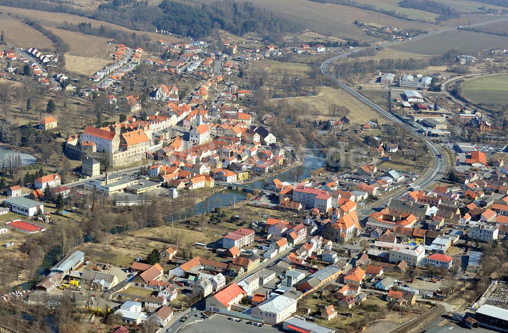 Horsovsky Tyn / Bischofteinitz von oben - Stadtansicht Horsovsky Tyn / Bischofteinitz