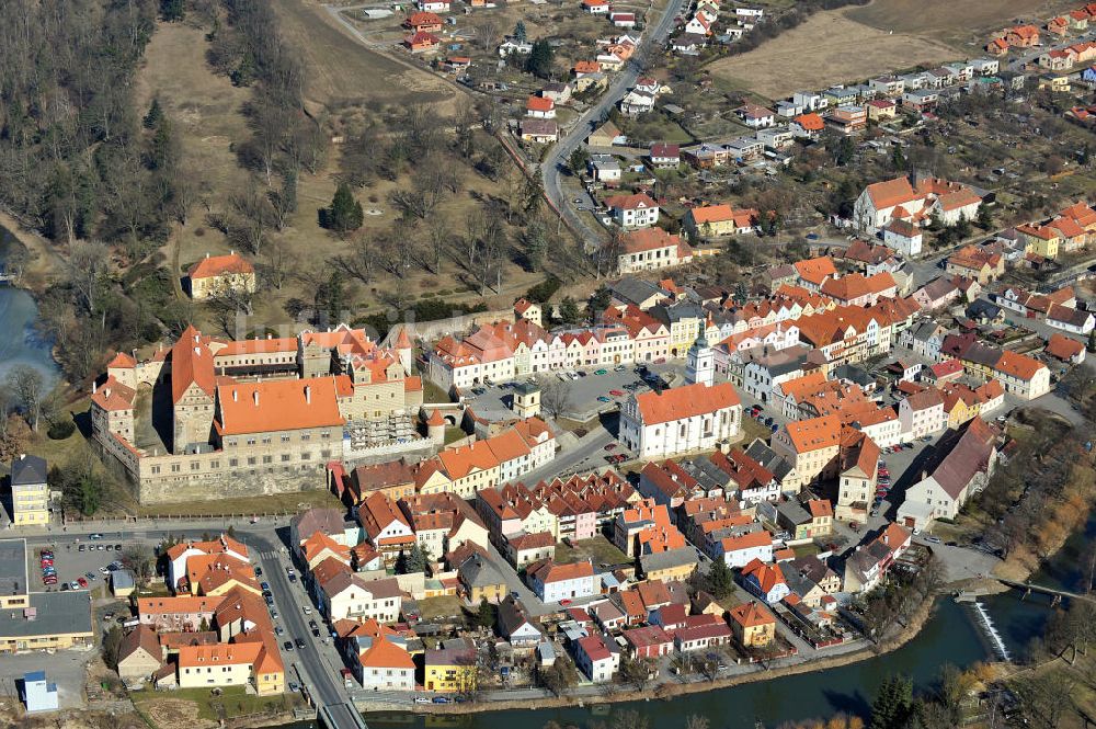 Luftbild Horsovsky Tyn / Bischofteinitz - Stadtansicht Horsovsky Tyn / Bischofteinitz