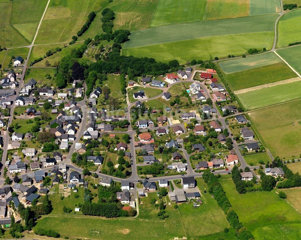 Luftaufnahme Hottenbach - Stadtansicht von Hottenbach im Bundesland Rheinland-Pfalz