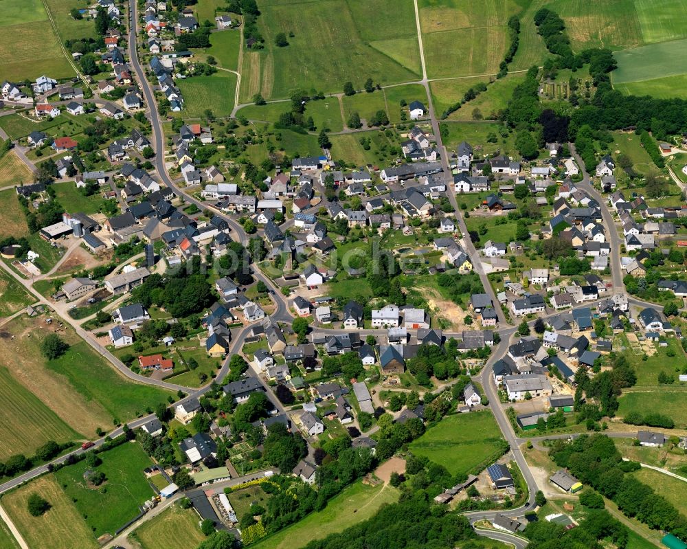 Hottenbach von oben - Stadtansicht von Hottenbach im Bundesland Rheinland-Pfalz