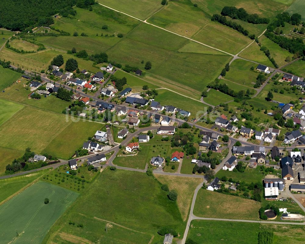 Luftaufnahme Hottenbach - Stadtansicht von Hottenbach im Bundesland Rheinland-Pfalz