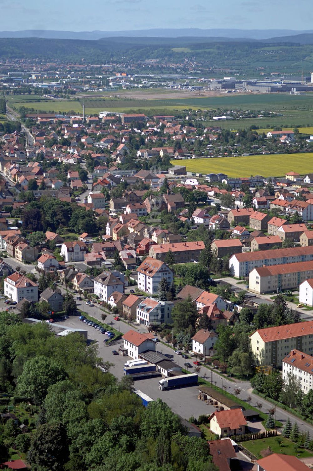 Ichtershausen von oben - Stadtansicht Ichtershausen