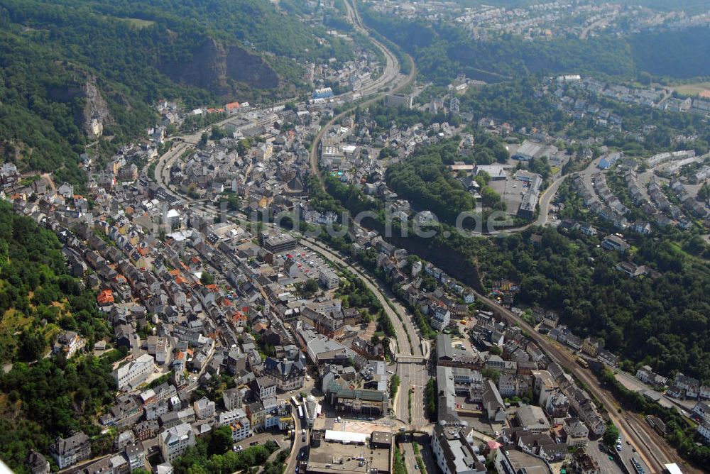 Luftaufnahme Idar-Oberstein - Stadtansicht Idar-Oberstein