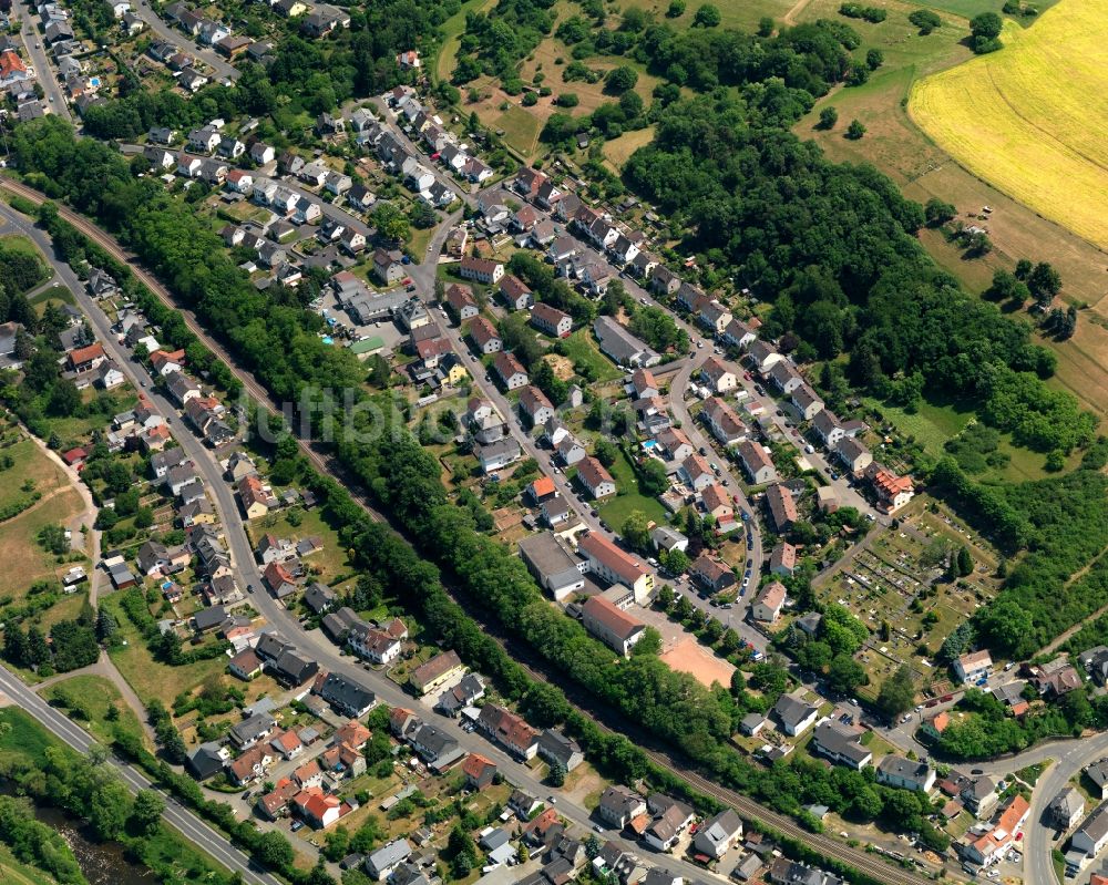 Idar-Oberstein OT Nahbollenbach aus der Vogelperspektive: Stadtansicht von Idar-Oberstein OT Nahbollenbach im Bundesland Rheinland-Pfalz