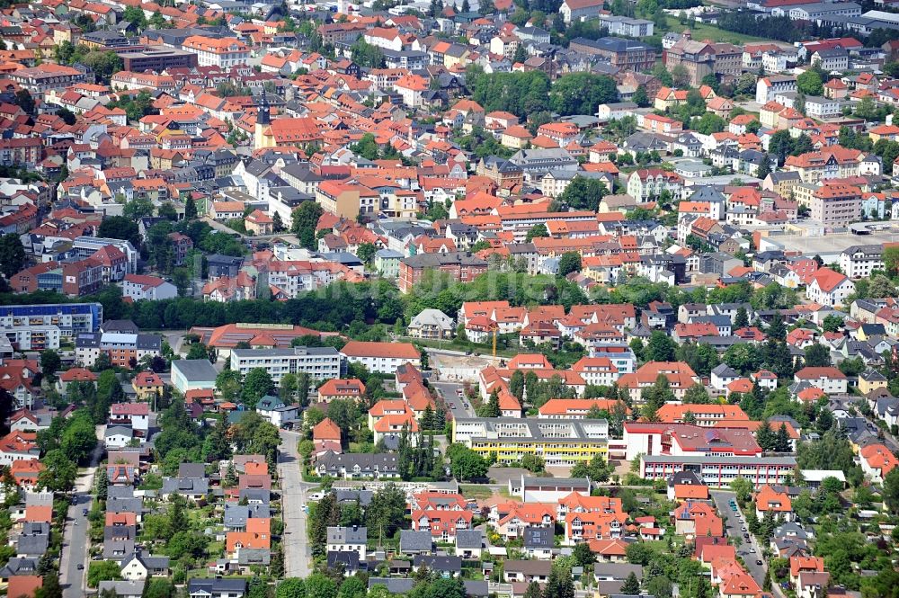 Ilmenau aus der Vogelperspektive: Stadtansicht von Ilmenau in Thüringen