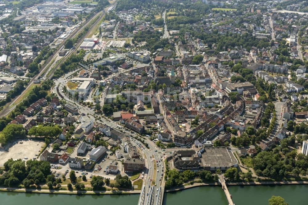 Luftbild Dorsten - Stadtansicht der Innenstadt am Stadtzentrum von Dorsten in Nordrhein-Westfalen