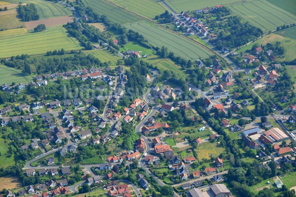 Luftbild Wesseln - Stadtansicht der Innenstadt von Wesseln im Bundesland Niedersachsen