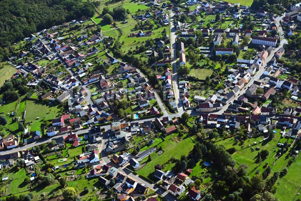 Annaburg von oben - Stadtansicht vom Innenstadtbereich in Annaburg im Bundesland Sachsen-Anhalt, Deutschland