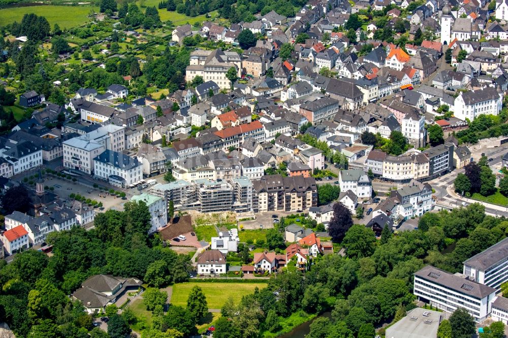 Luftaufnahme Arnsberg - Stadtansicht vom Innenstadtbereich in Arnsberg im Bundesland Nordrhein-Westfalen