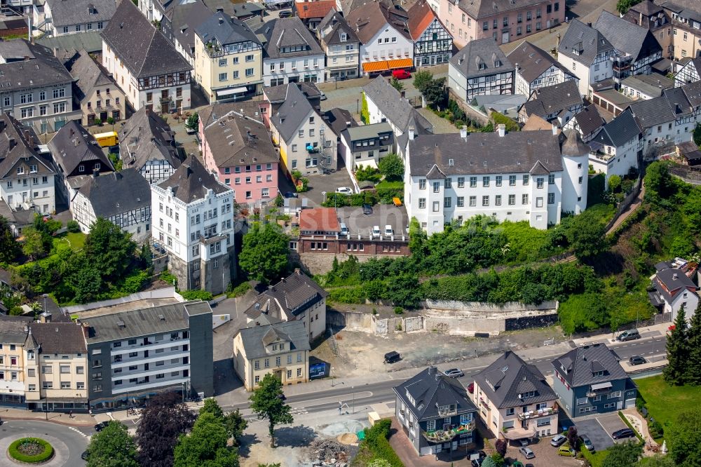 Arnsberg von oben - Stadtansicht vom Innenstadtbereich in Arnsberg im Bundesland Nordrhein-Westfalen