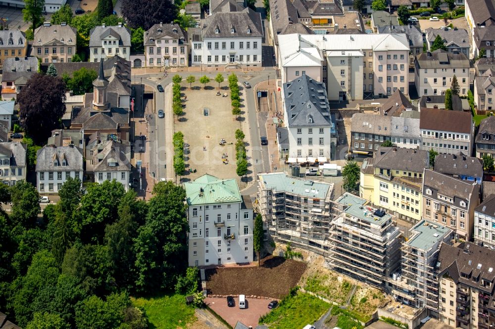 Arnsberg von oben - Stadtansicht vom Innenstadtbereich in Arnsberg im Bundesland Nordrhein-Westfalen