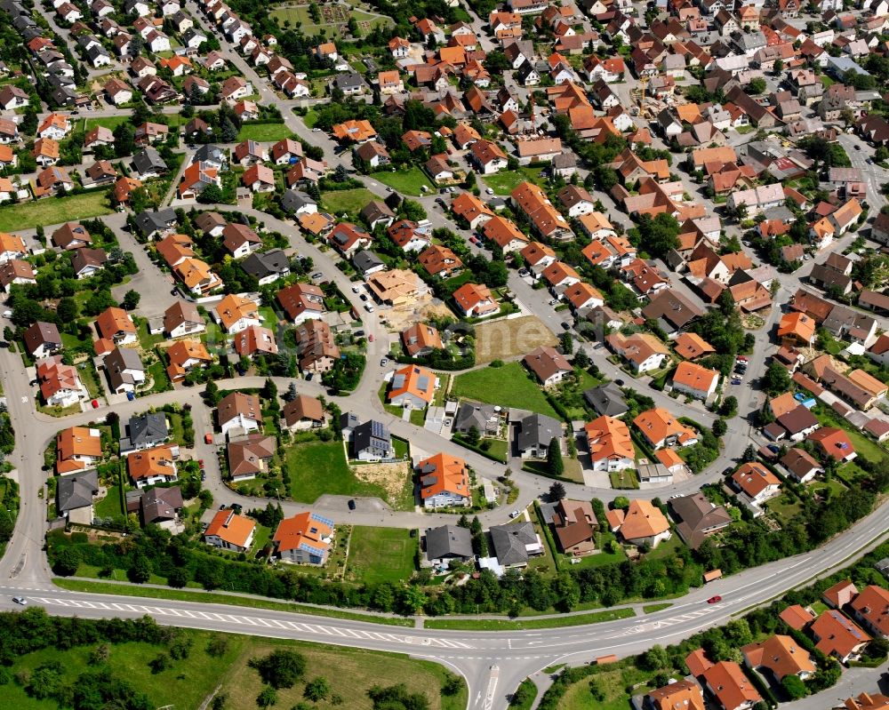 Luftbild Auenstein - Stadtansicht vom Innenstadtbereich in Auenstein im Bundesland Baden-Württemberg, Deutschland