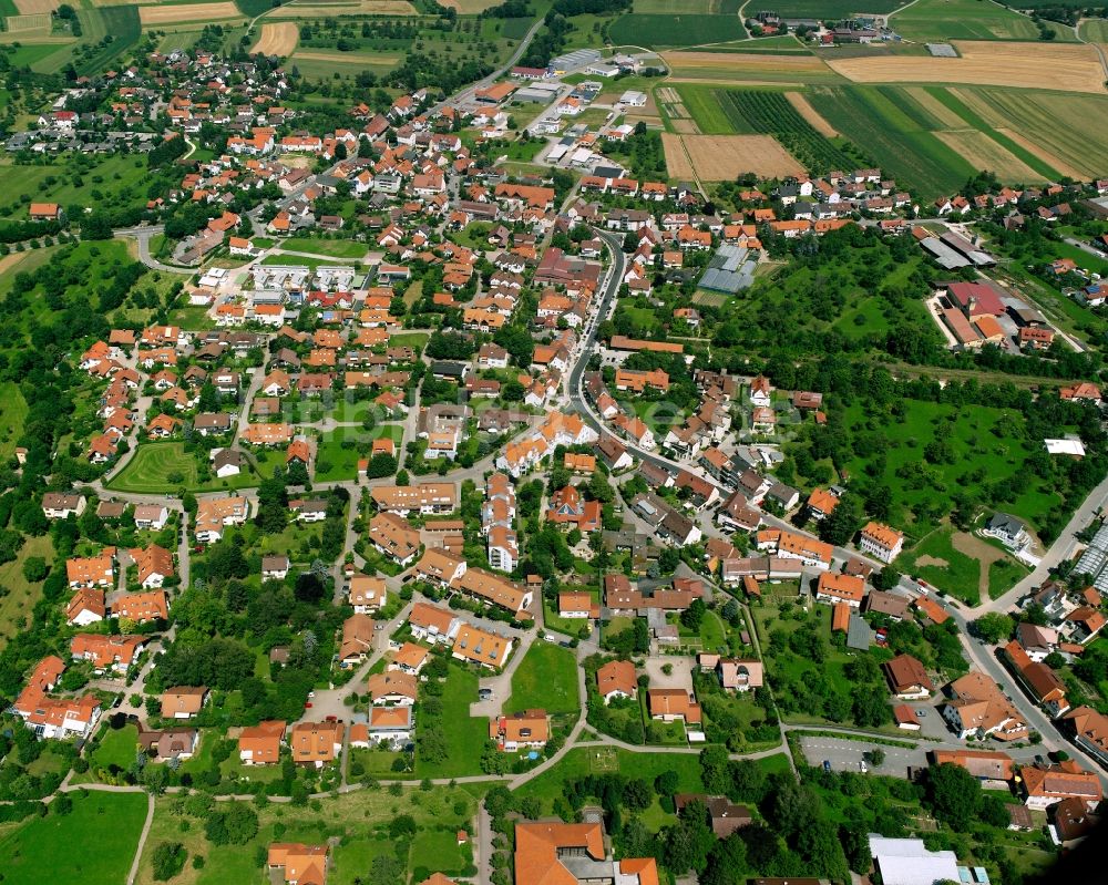 Luftbild Bad Boll - Stadtansicht vom Innenstadtbereich in Bad Boll im Bundesland Baden-Württemberg, Deutschland