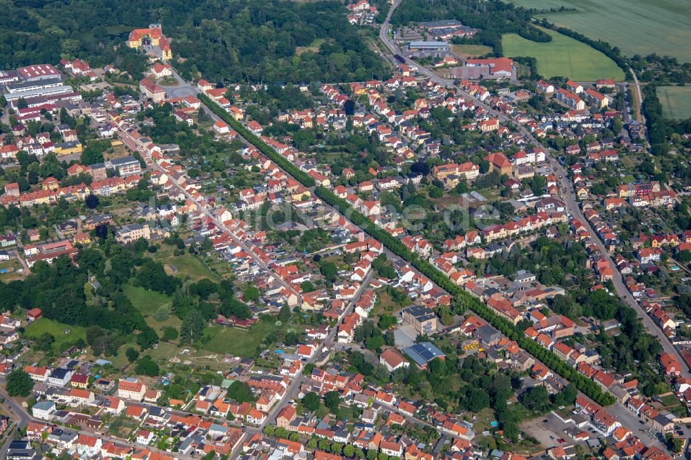 Ballenstedt aus der Vogelperspektive: Stadtansicht vom Innenstadtbereich in Ballenstedt im Bundesland Sachsen-Anhalt, Deutschland