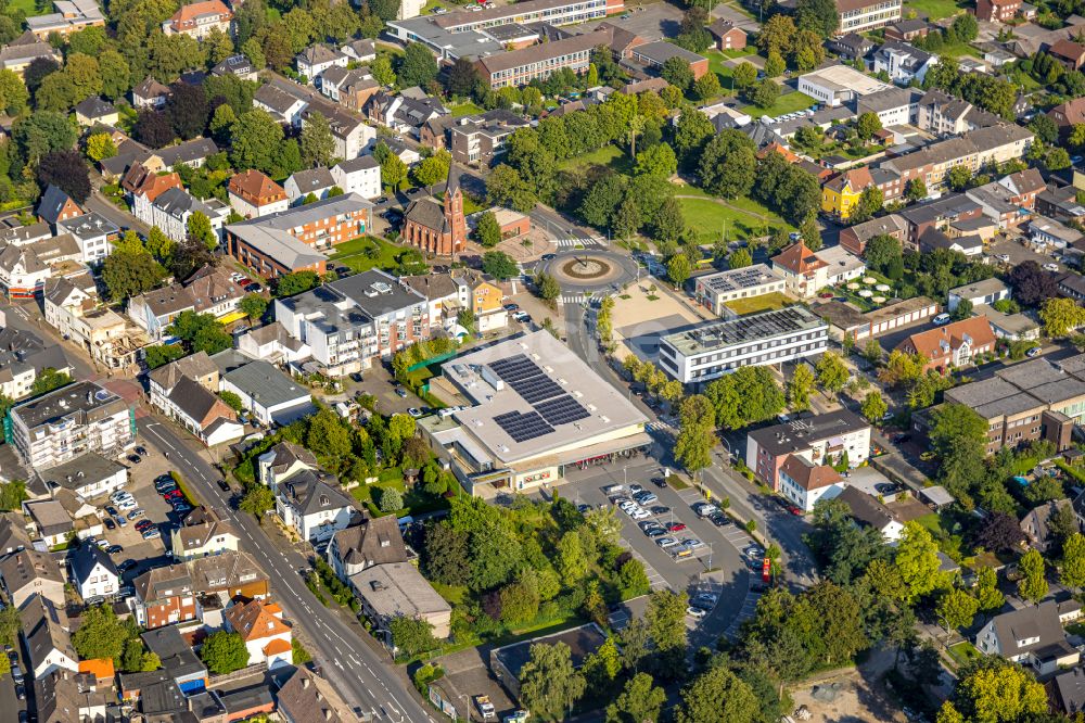 Beckum von oben - Stadtansicht vom Innenstadtbereich in Beckum im Bundesland Nordrhein-Westfalen, Deutschland