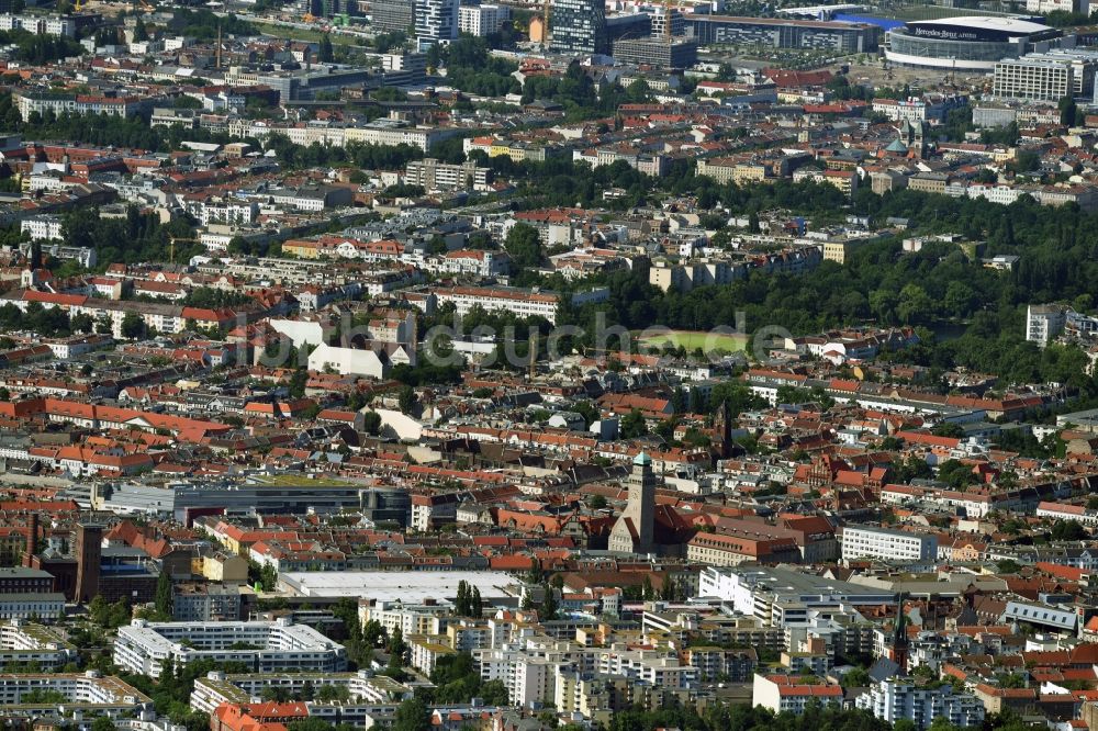 Luftbild Berlin - Stadtansicht vom Innenstadtbereich in Berlin