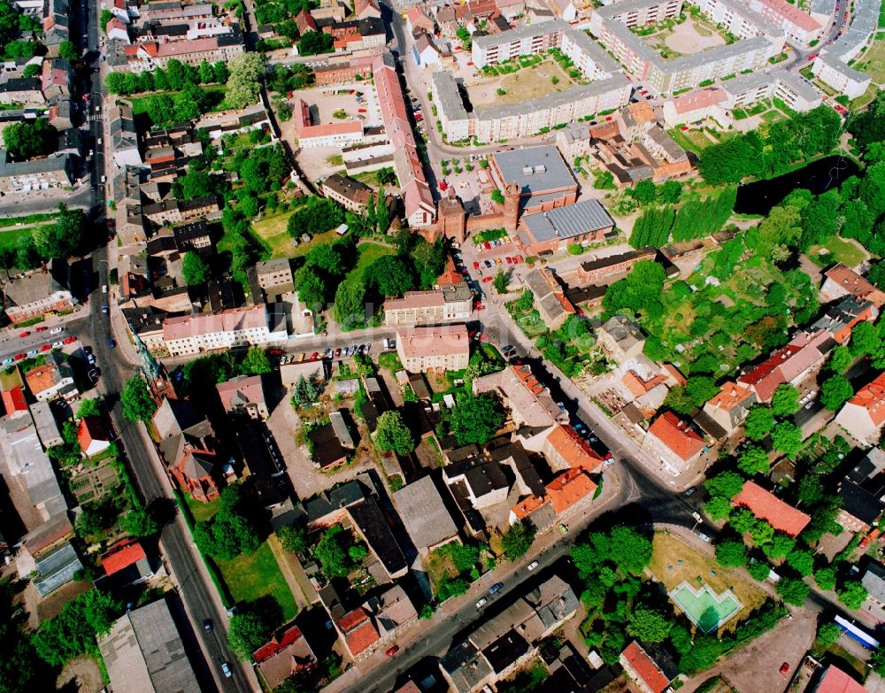 Luftbild Bernau - Stadtansicht vom Innenstadtbereich in Bernau im Bundesland Brandenburg, Deutschland