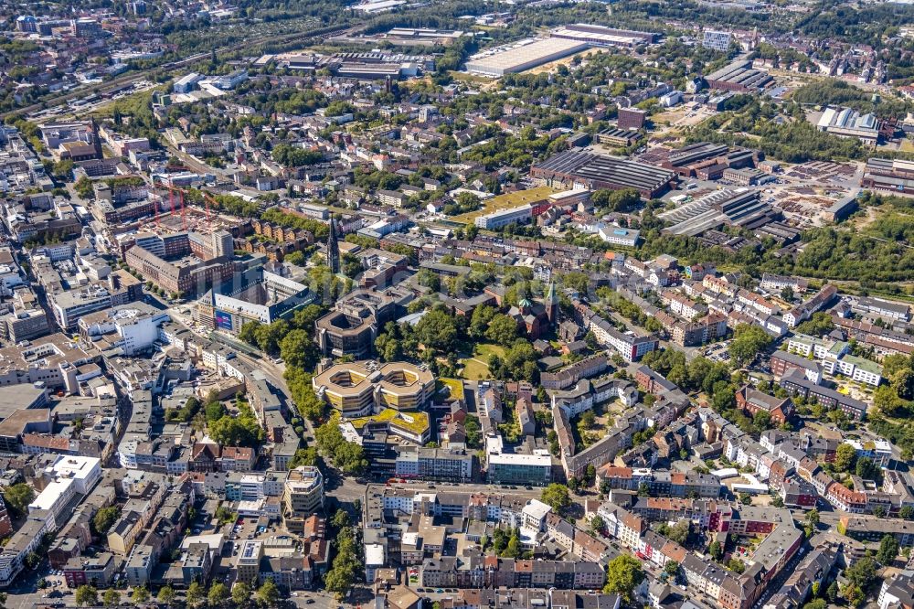 Luftbild Bochum - Stadtansicht vom Innenstadtbereich in Bochum im Bundesland Nordrhein-Westfalen