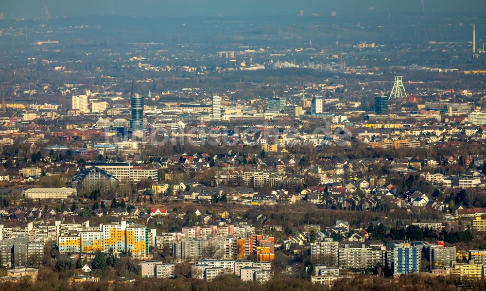 Luftaufnahme Bochum - Stadtansicht Vom Innenstadtbereich In Bochum Im ...