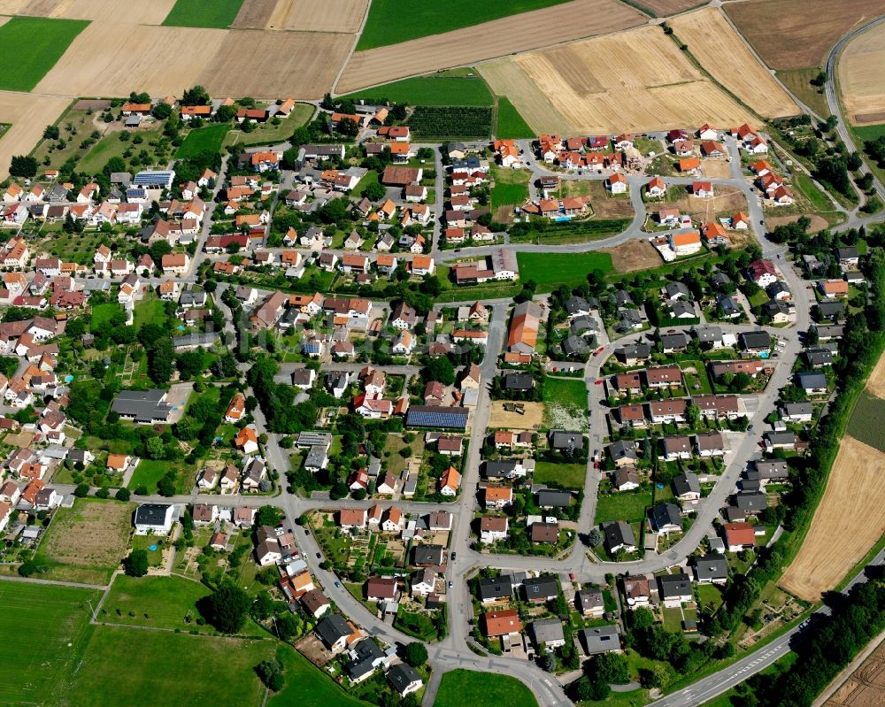 Luftbild Bonfeld - Stadtansicht vom Innenstadtbereich in Bonfeld im Bundesland Baden-Württemberg, Deutschland