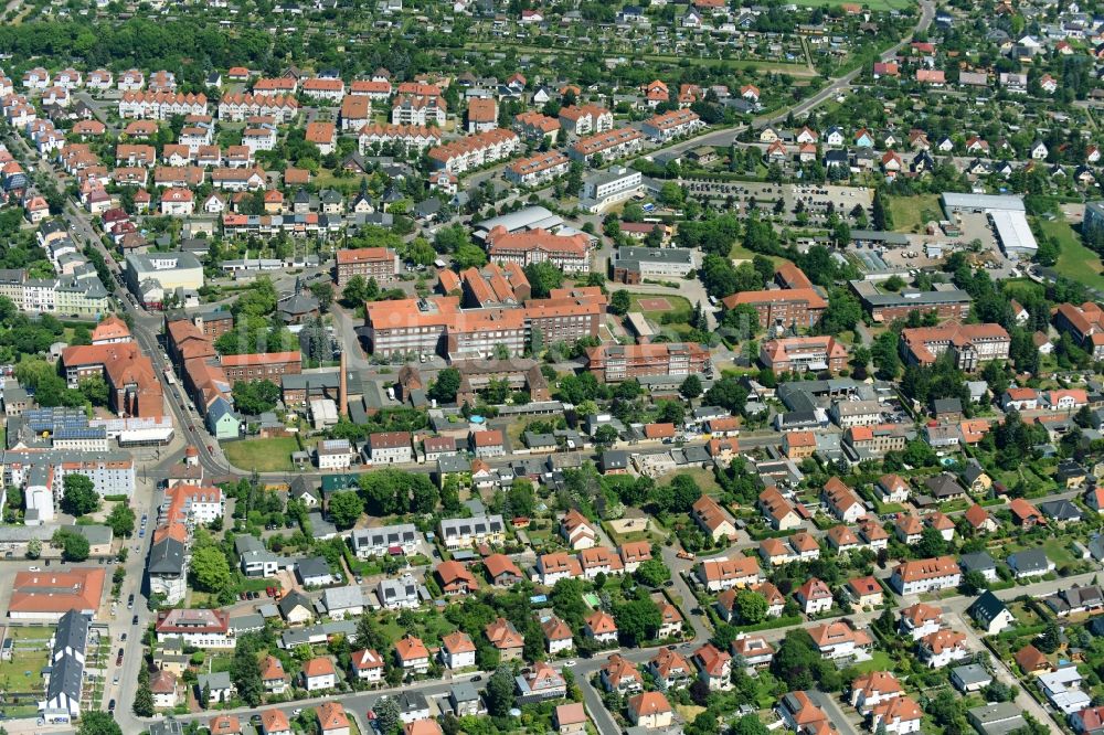 Luftaufnahme Brandenburg an der Havel - Stadtansicht vom Innenstadtbereich in Brandenburg an der Havel im Bundesland Brandenburg, Deutschland