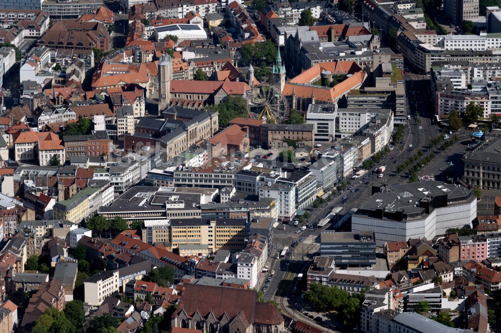 Luftbild Braunschweig - Stadtansicht vom Innenstadtbereich in Braunschweig im Bundesland Niedersachsen, Deutschland