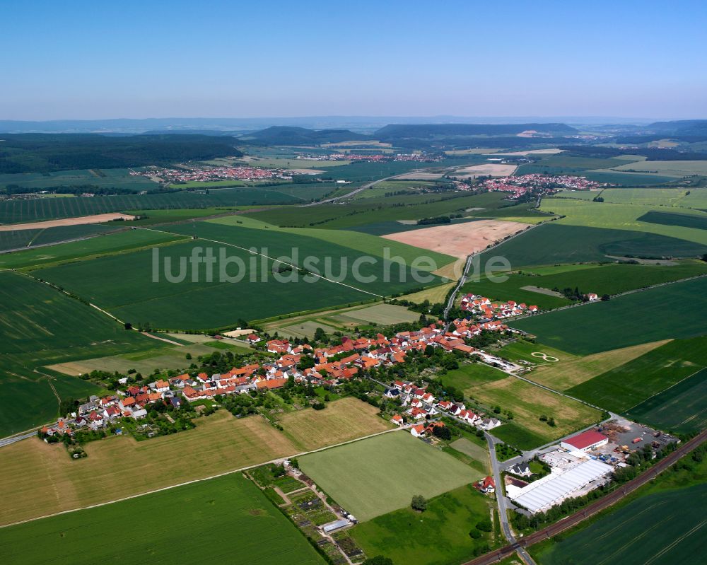 Breitenholz von oben - Stadtansicht vom Innenstadtbereich in Breitenholz im Bundesland Thüringen, Deutschland